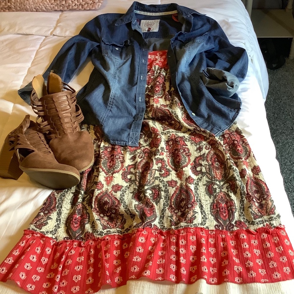 Printed Sun Dress